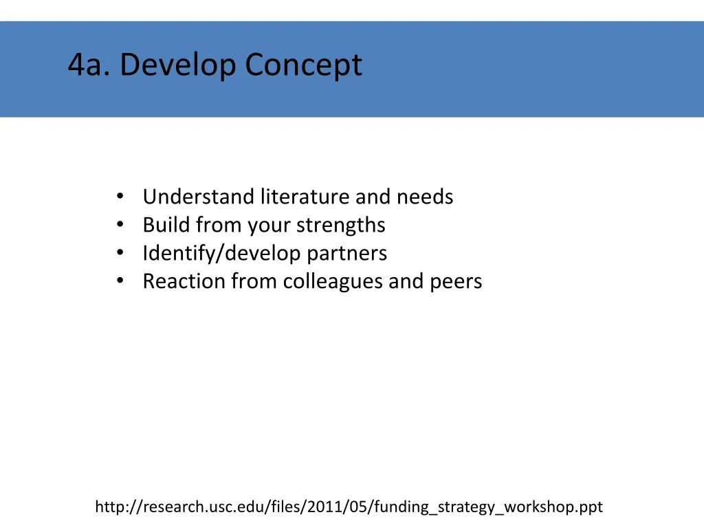 4a develop concept