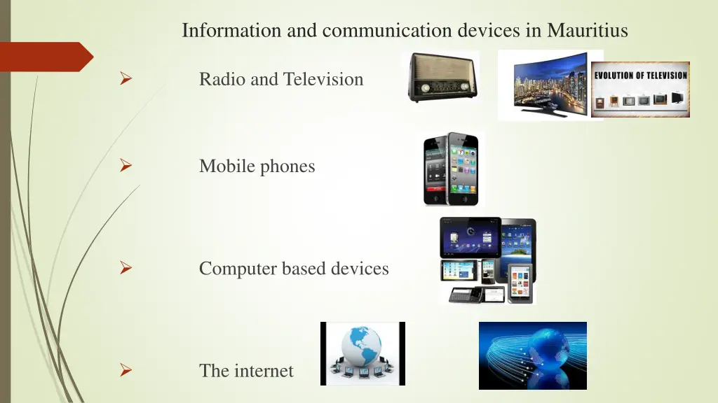information and communication devices in mauritius