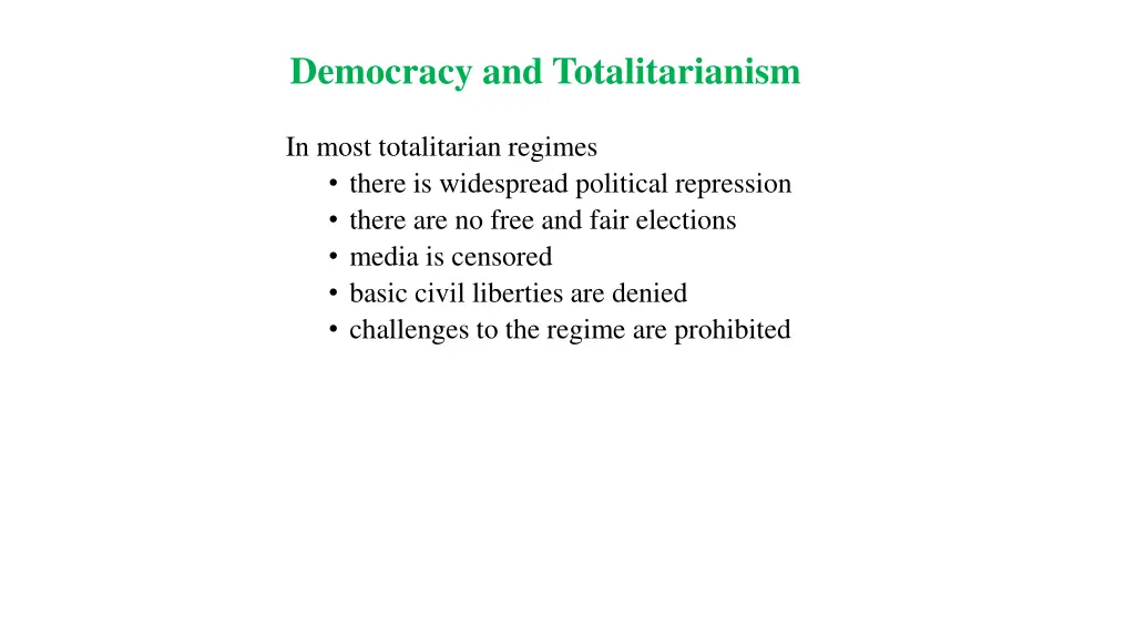democracy and totalitarianism 1