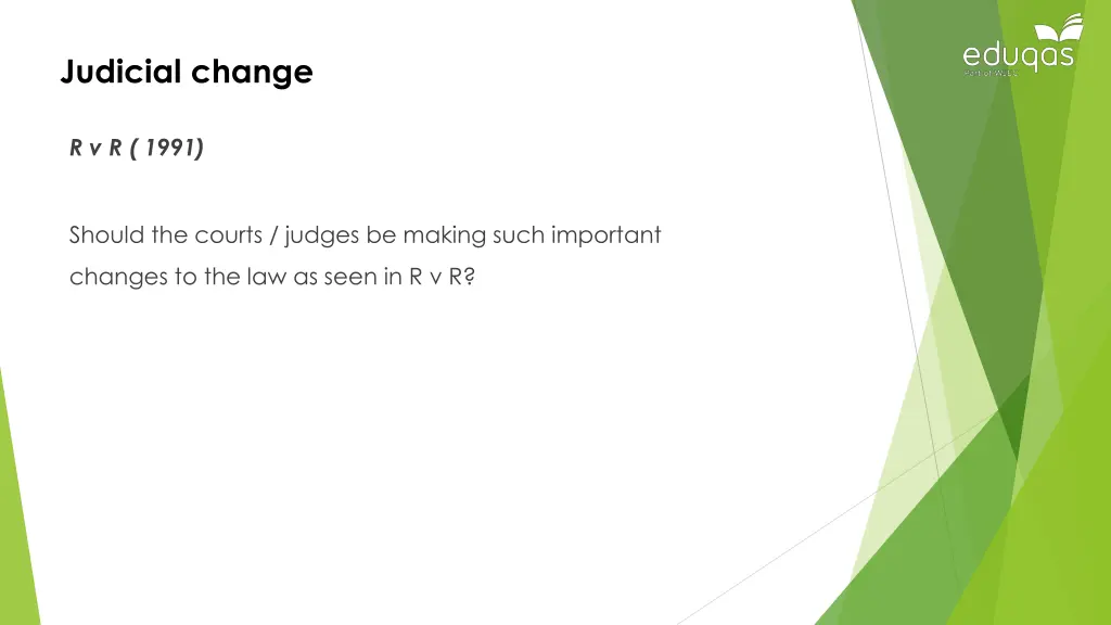 judicial change