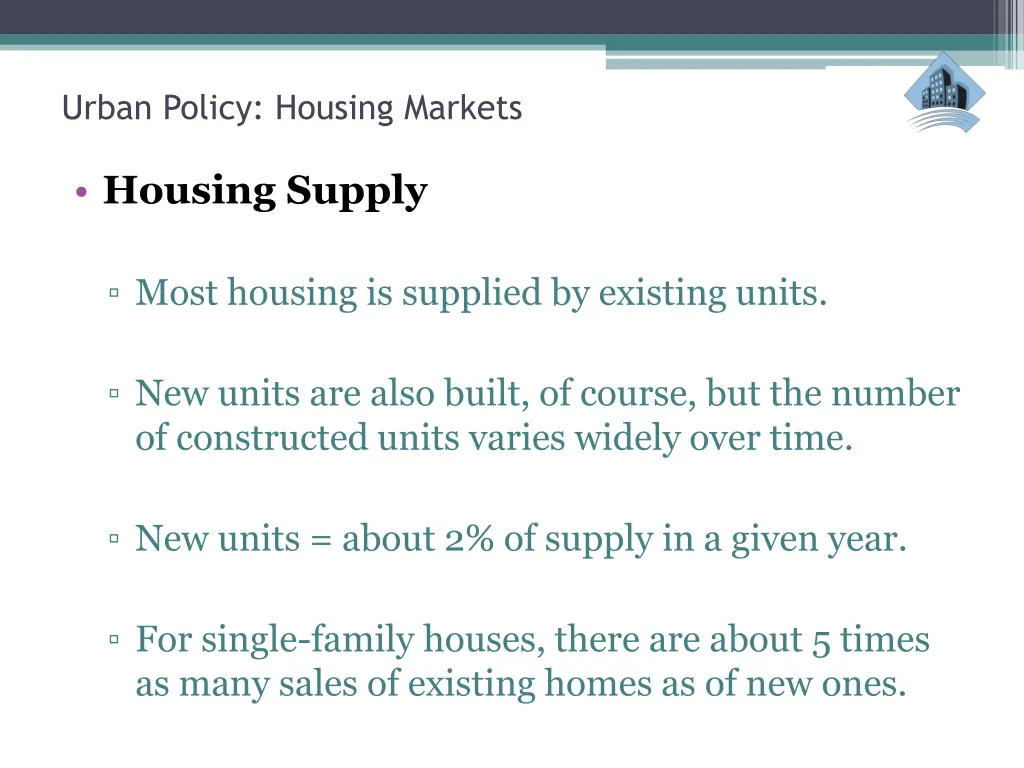 urban policy housing markets 4