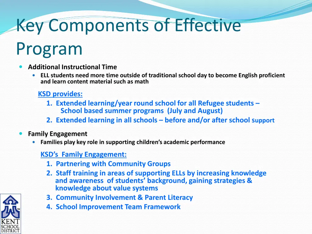 key components of effective program 1