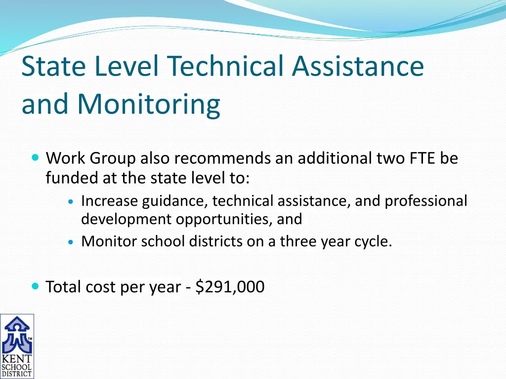 state level technical assistance and monitoring