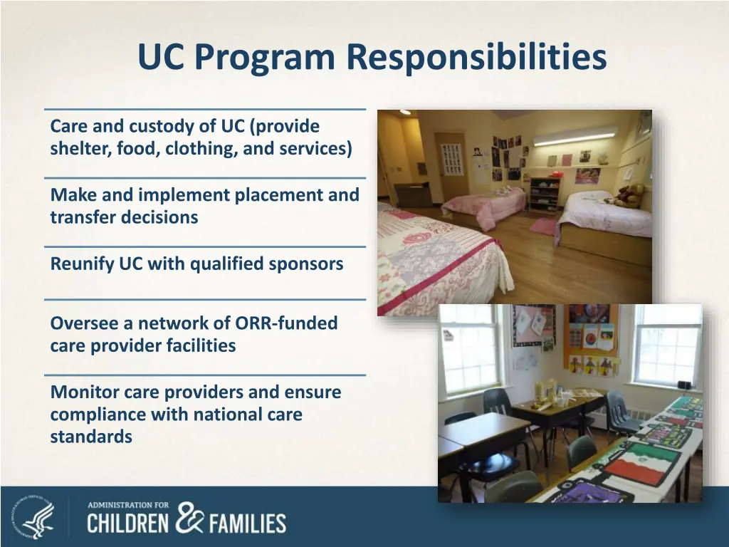 uc program responsibilities