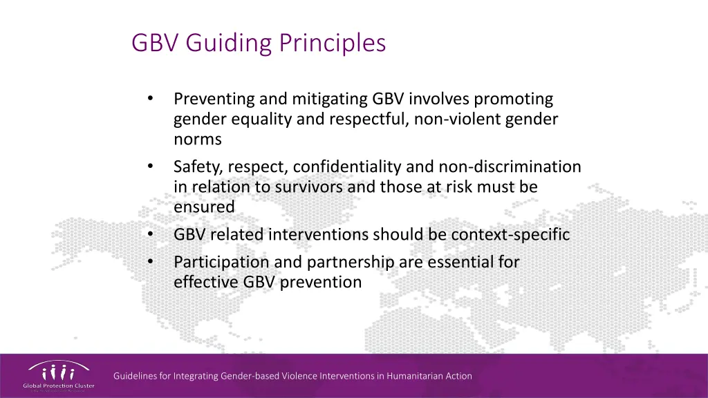 gbv guiding principles