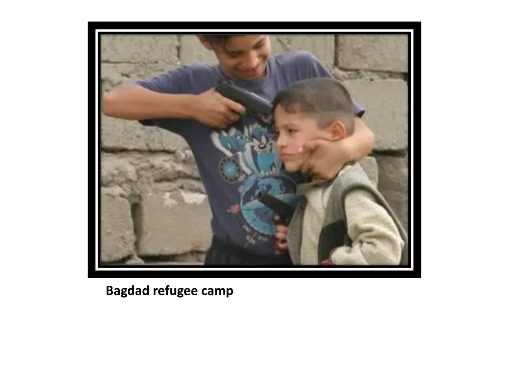 bagdad refugee camp