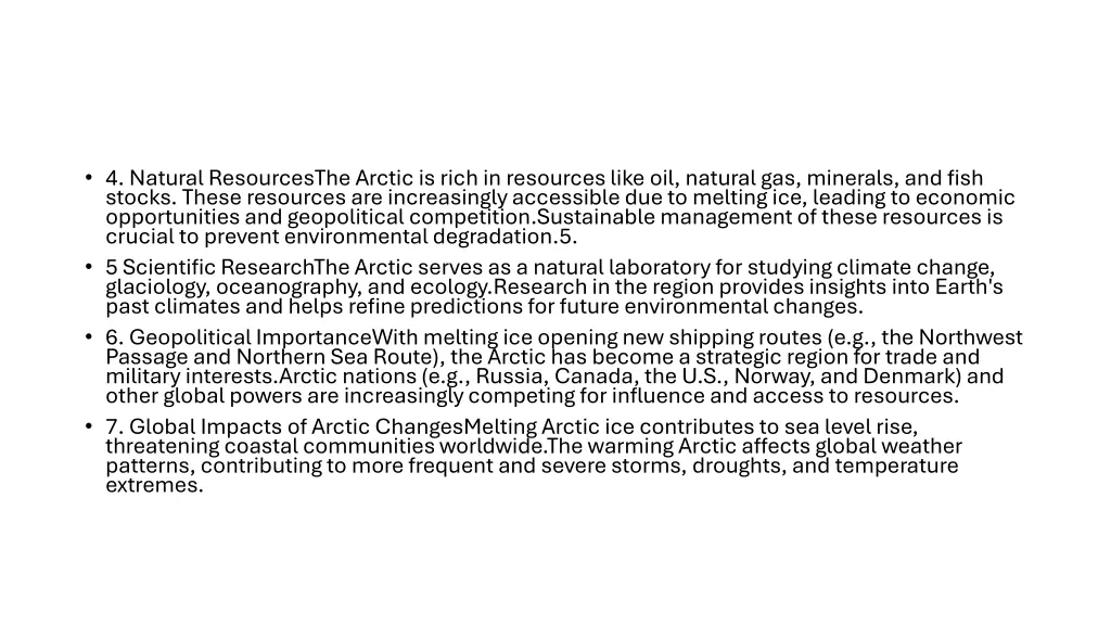 4 natural resourcesthearctic is rich in resources