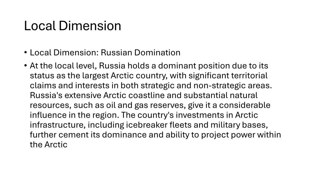 localdimension