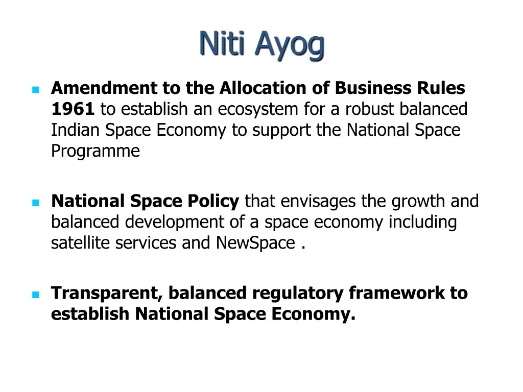 niti ayog
