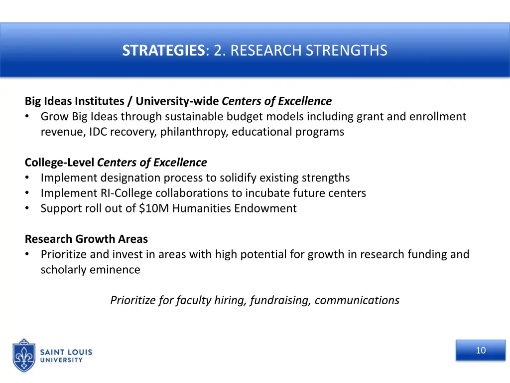 strategies 2 research strengths