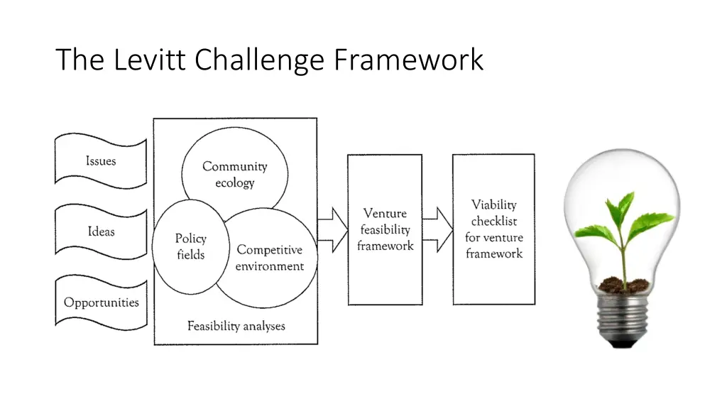 the levitt challenge framework