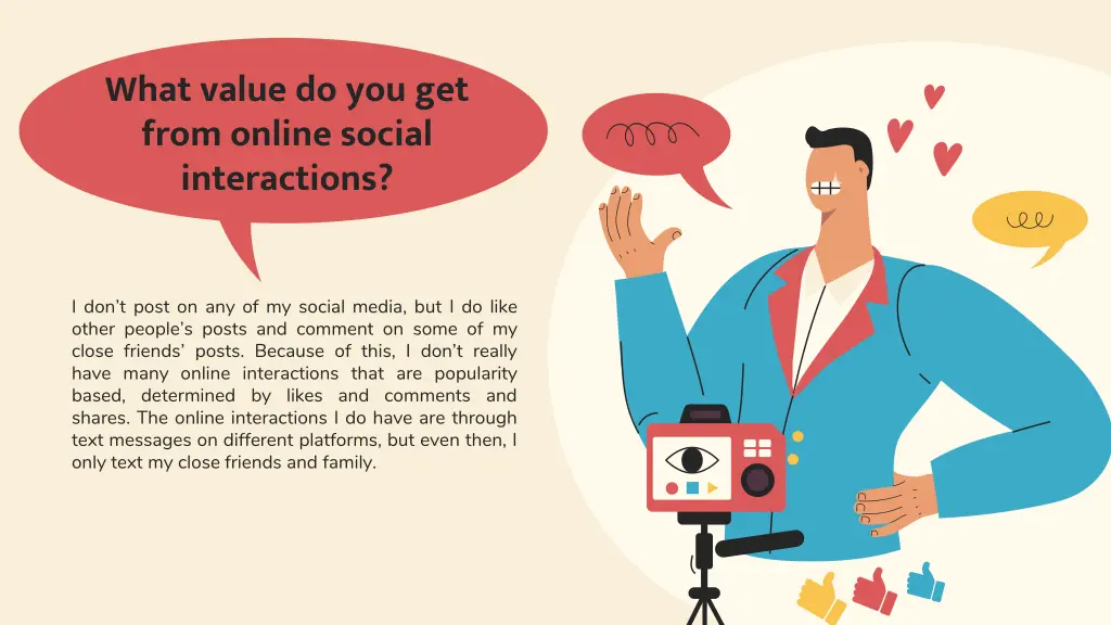what value do you get from online social