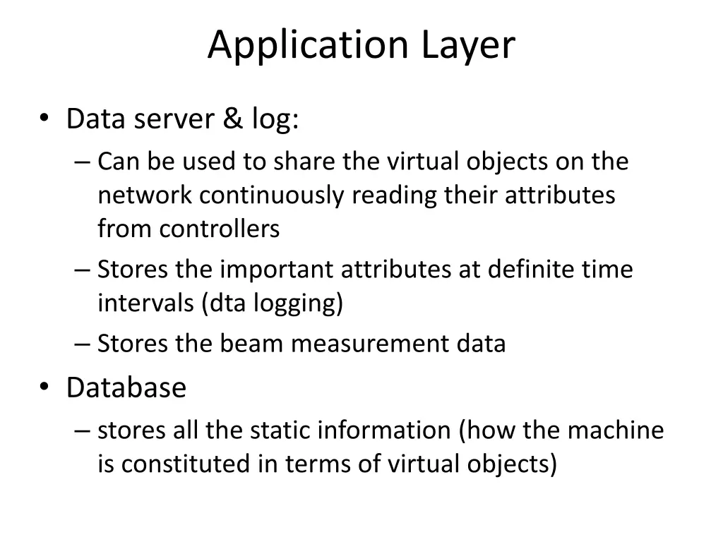 application layer