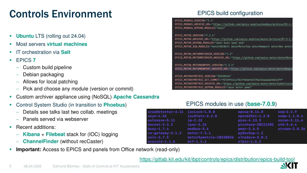 controls environment