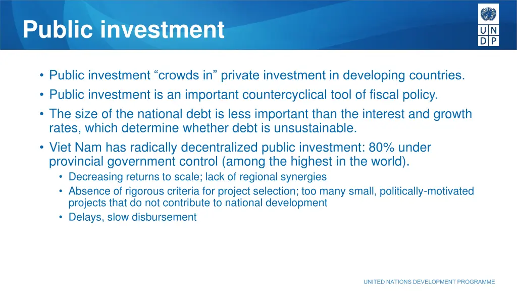 public investment