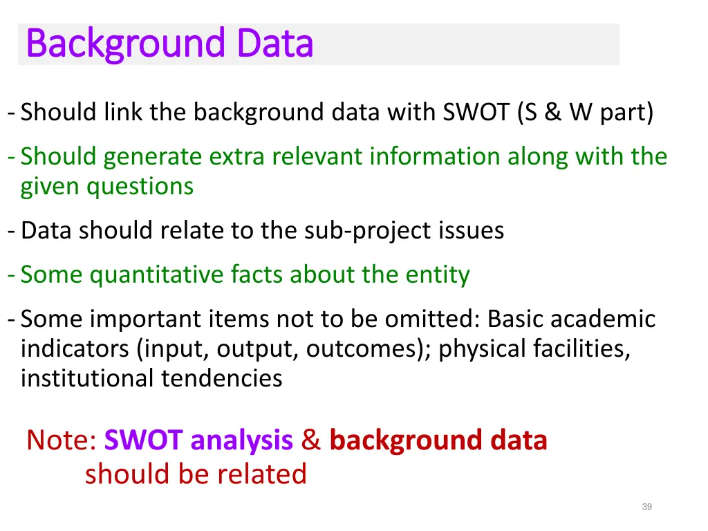 background data background data