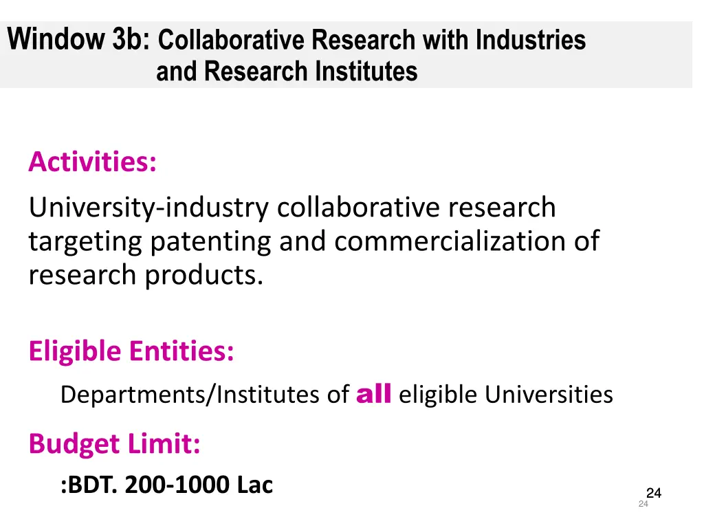 window 3b collaborative research with industries