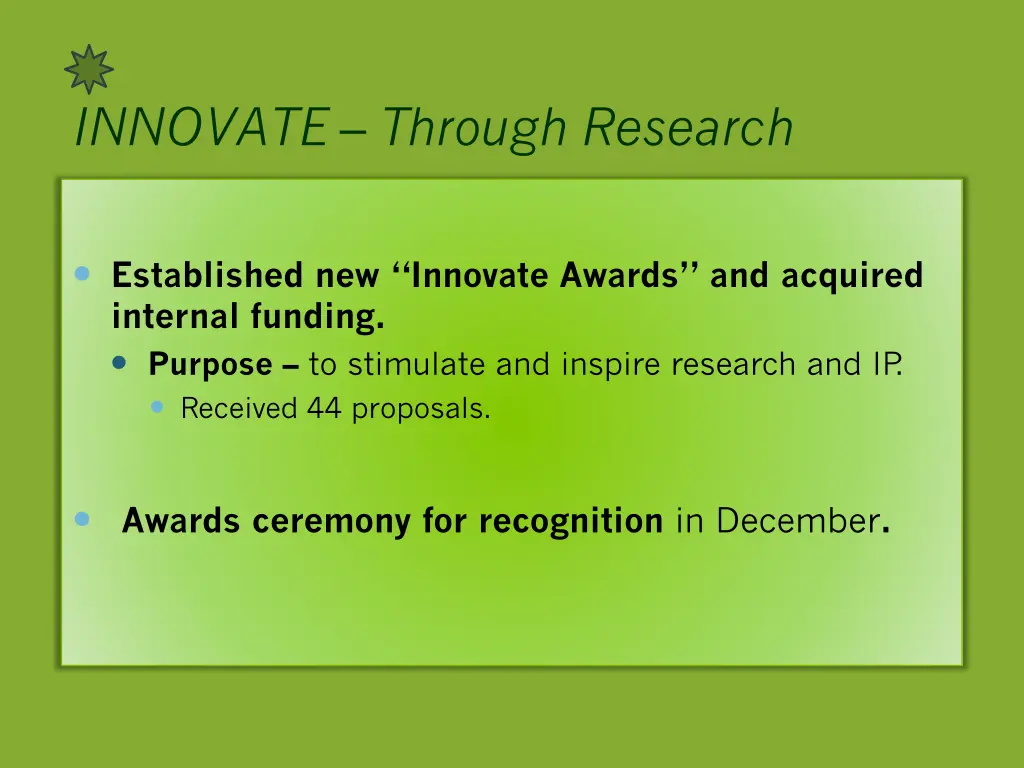 innovate through research 1