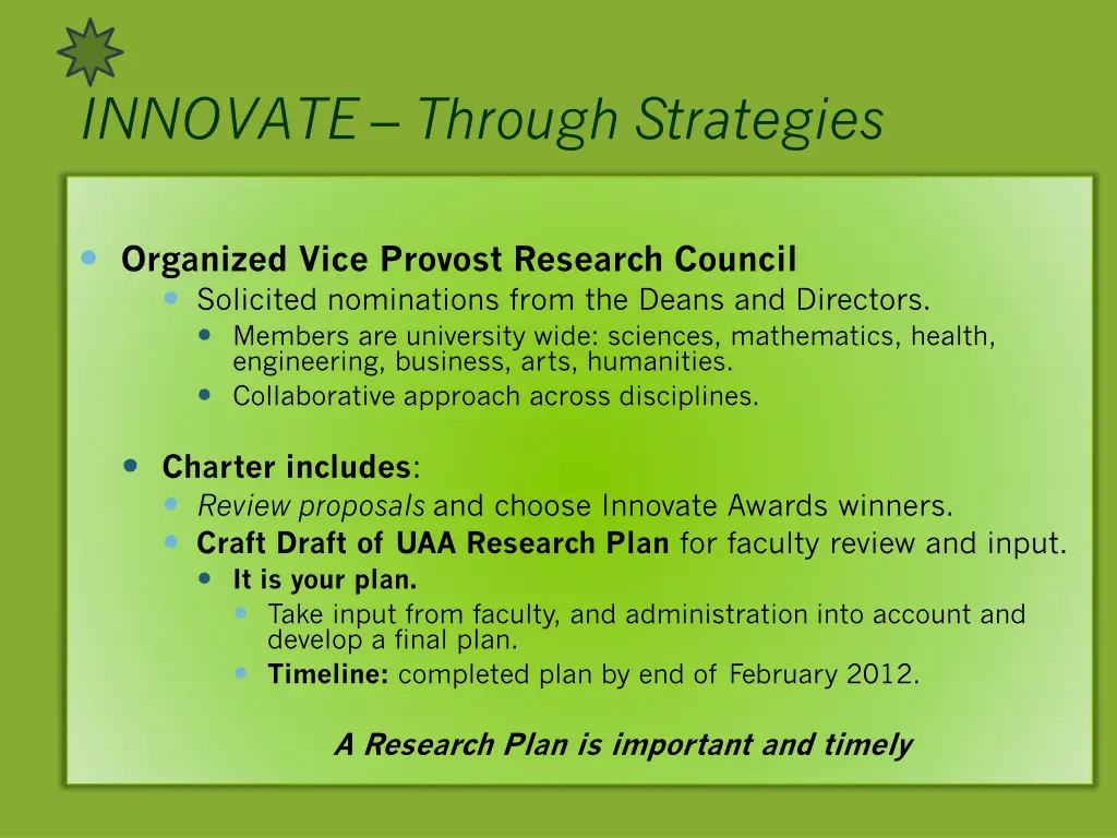 innovate through strategies 1