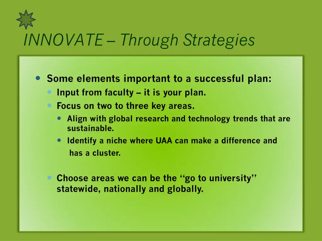 innovate through strategies 3
