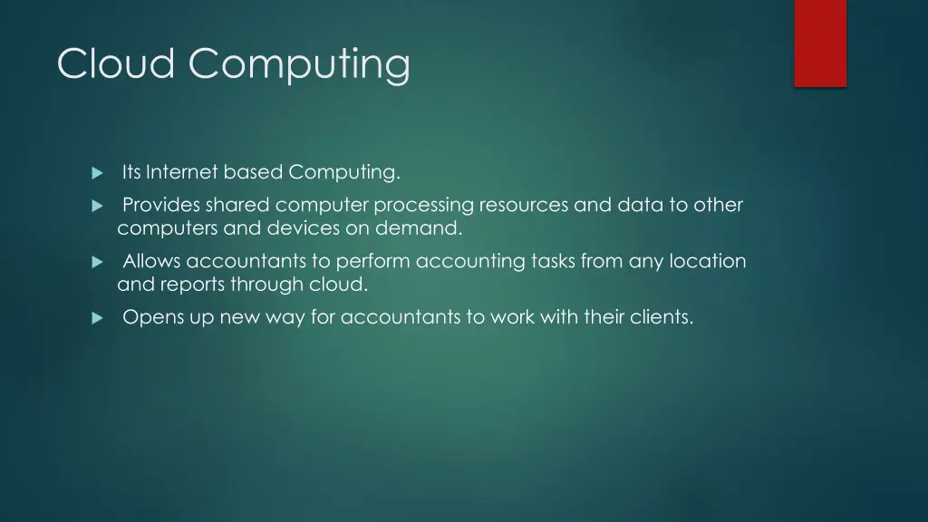 cloud computing
