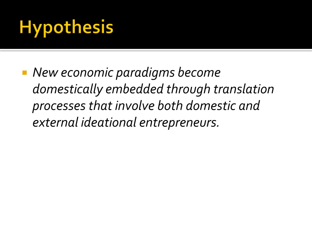 new economic paradigms become domestically