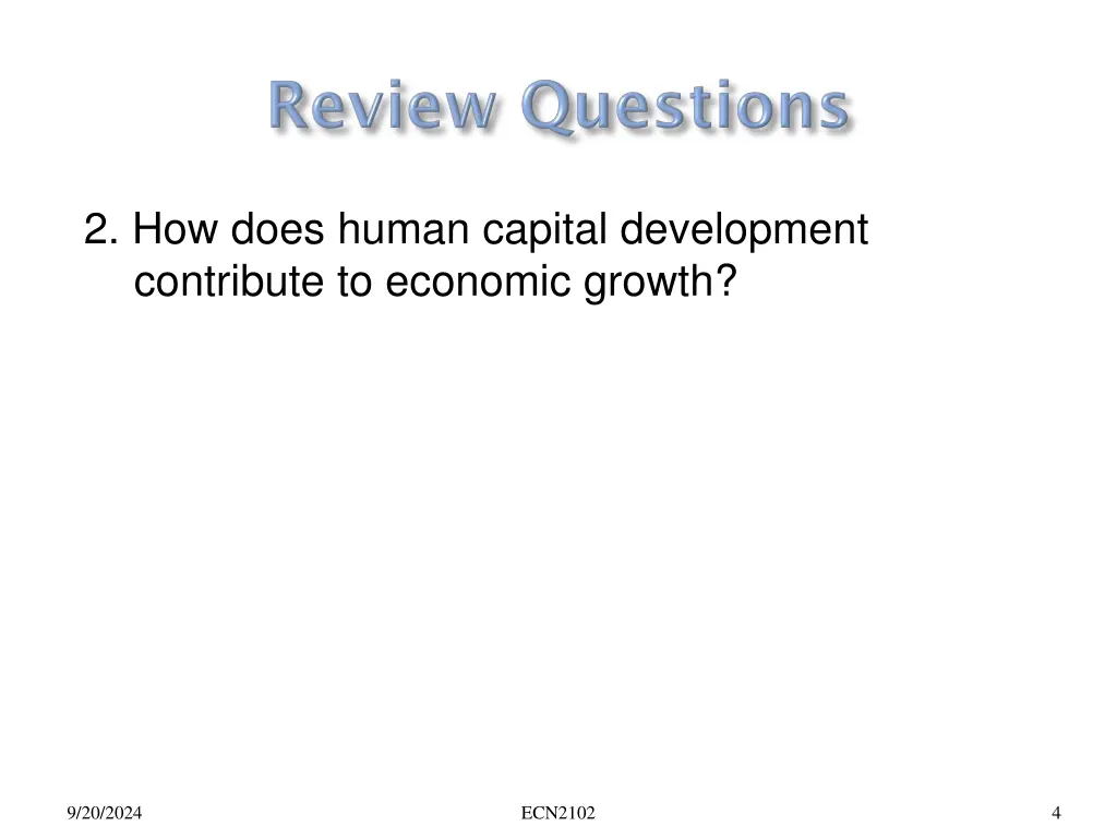 2 how does human capital development contribute