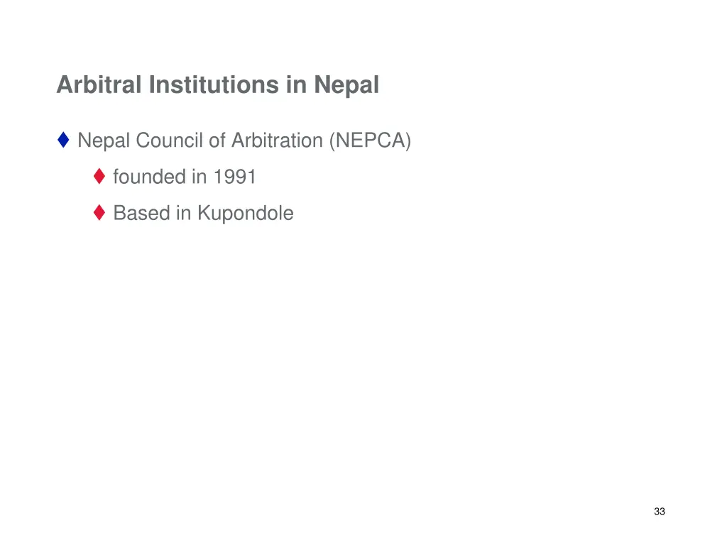 arbitral institutions in nepal