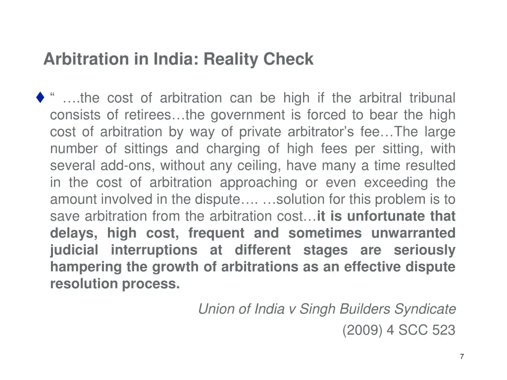 arbitration in india reality check 1