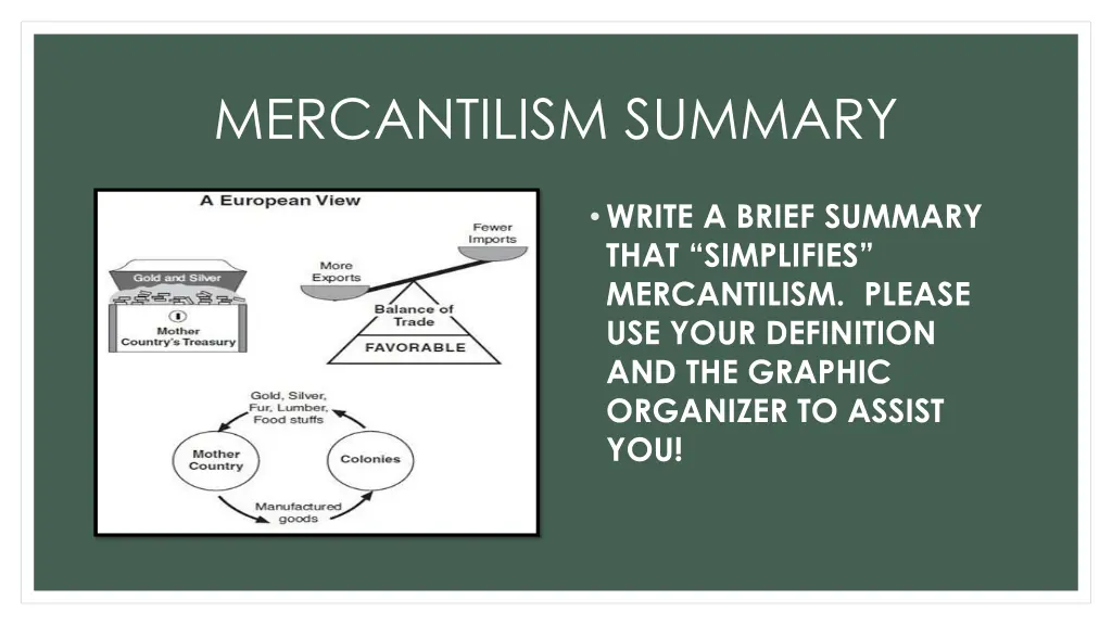 mercantilism summary