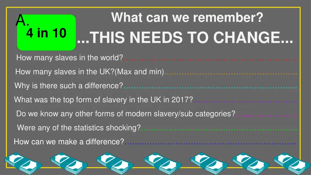 what can we remember