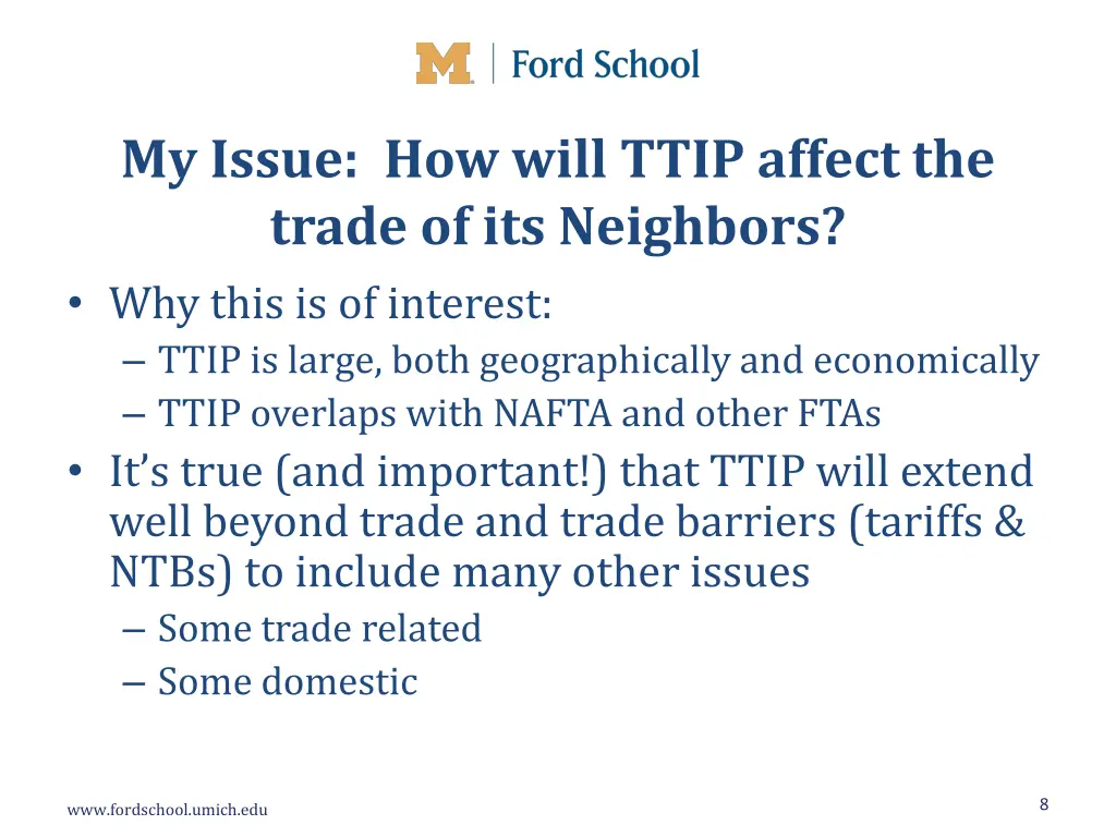 my issue how will ttip affect the trade