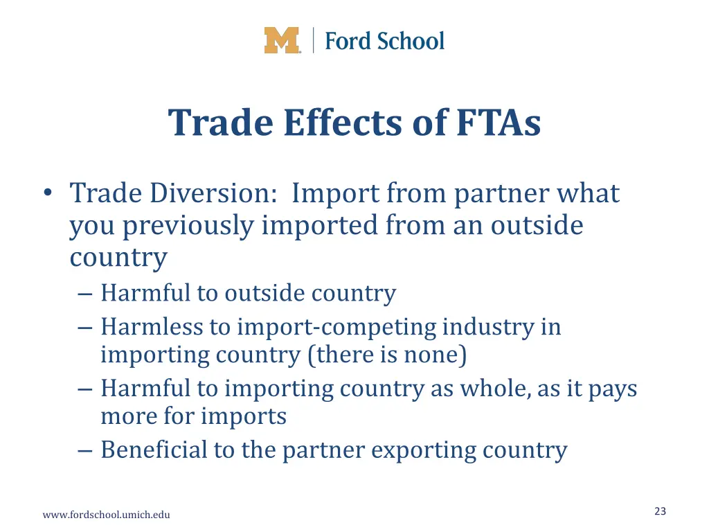 trade effects of ftas 1