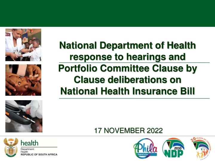 national department of health response