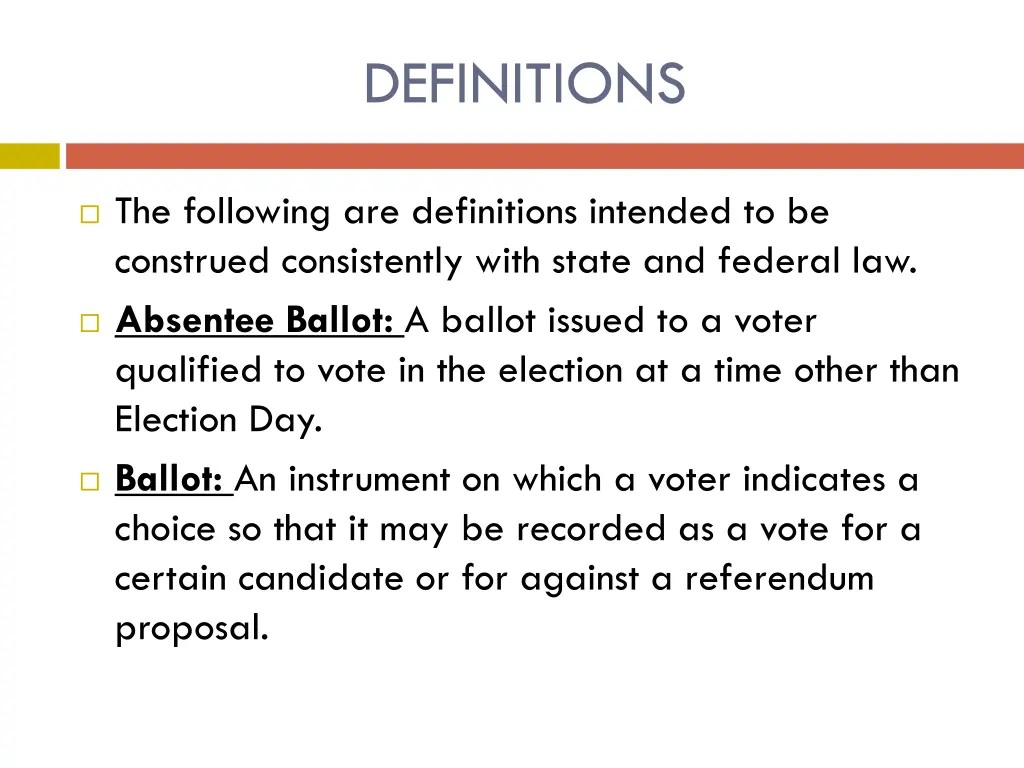 definitions