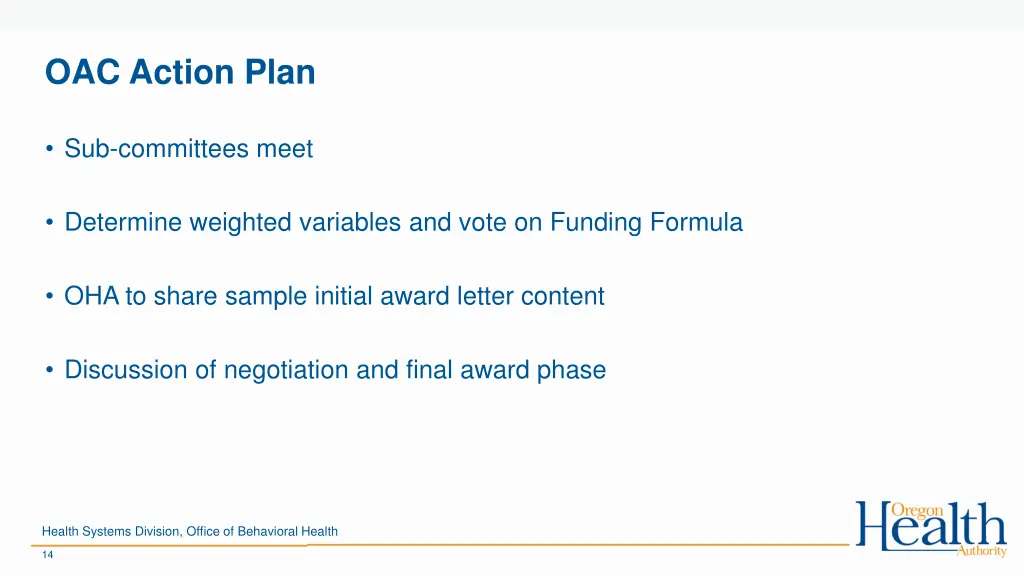 oac action plan