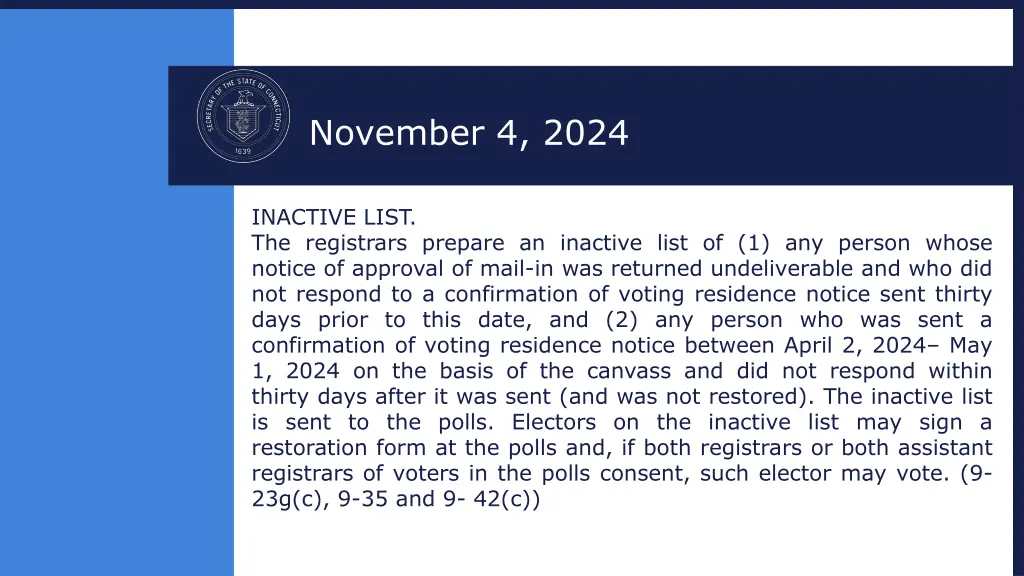 november 4 2024 5