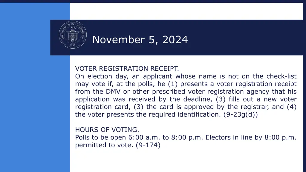 november 5 2024 1