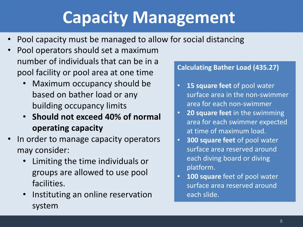 capacity management