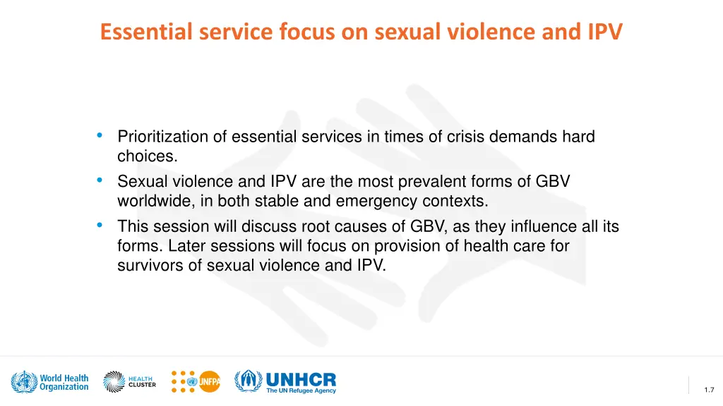 essential service focus on sexual violence and ipv