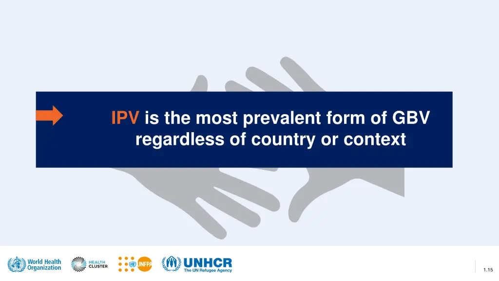 ipv is the most prevalent form of gbv regardless
