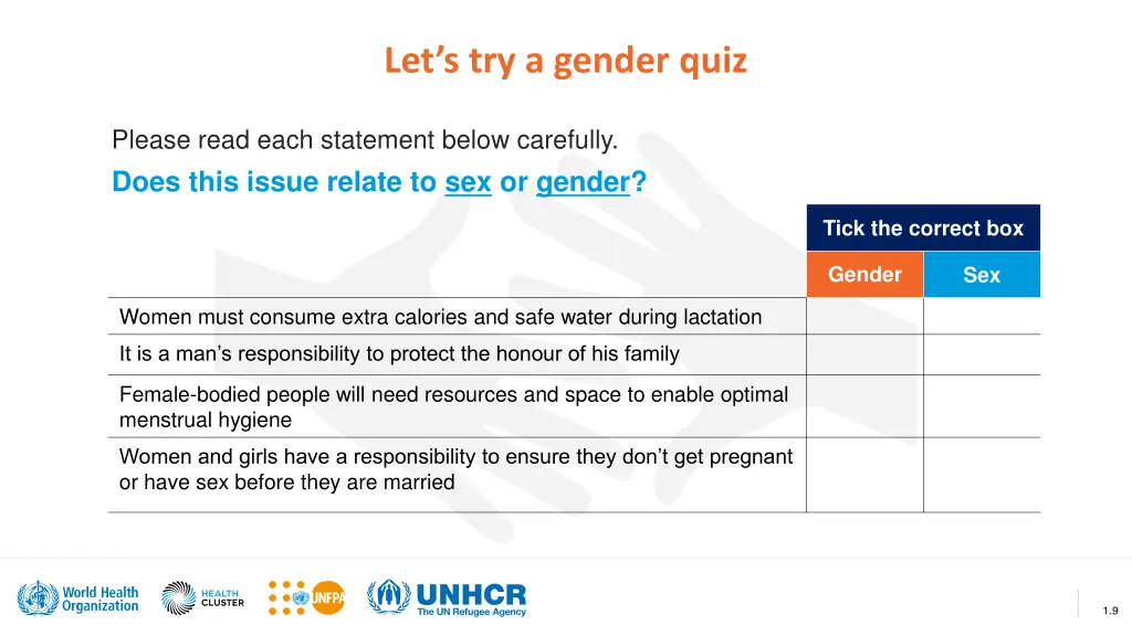 let s try a gender quiz