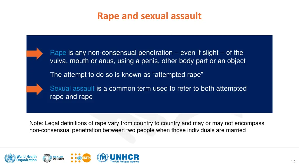 rape and sexual assault