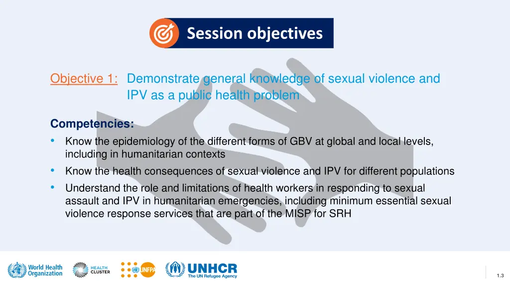 session objectives
