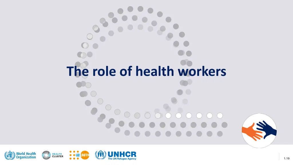 the role of health workers