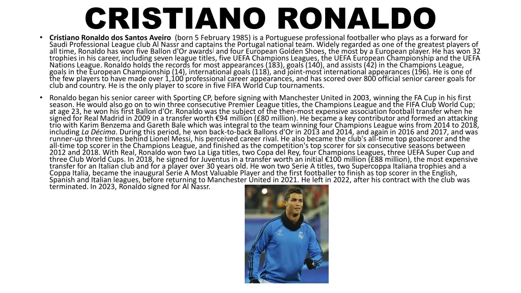 cristiano ronaldo cristiano ronaldo dos santos