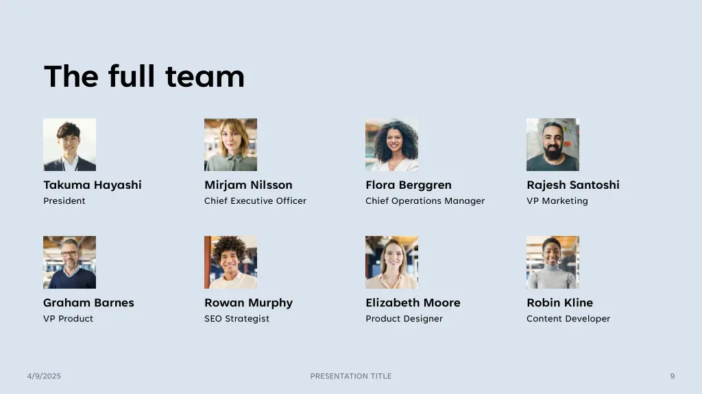 the full team