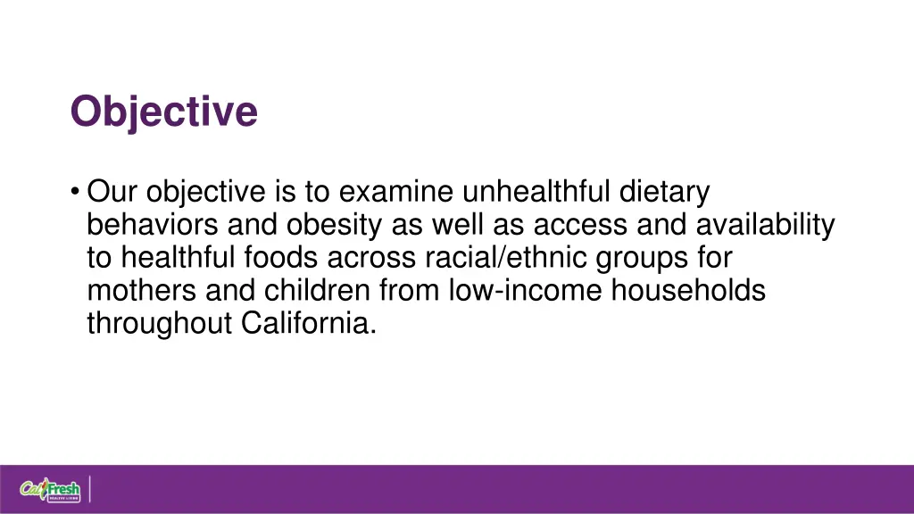objective