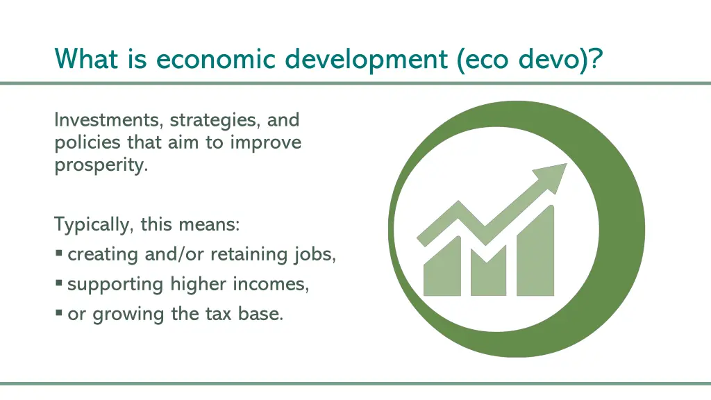 what is economic development eco devo