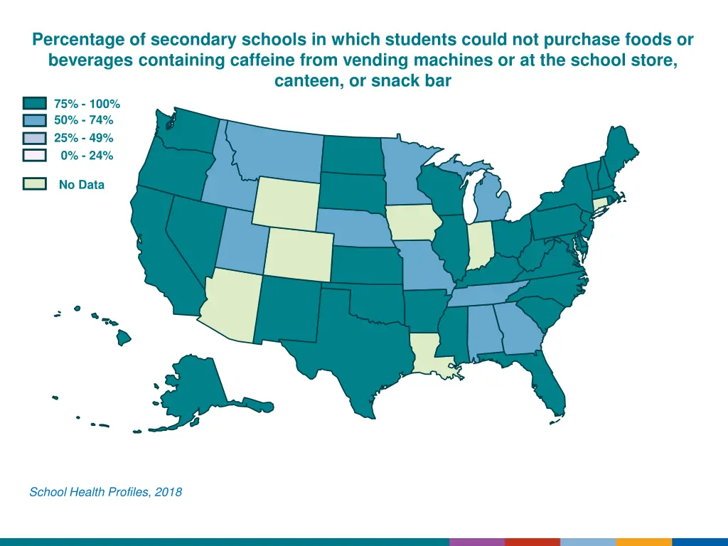 percentage of secondary schools in which students 3